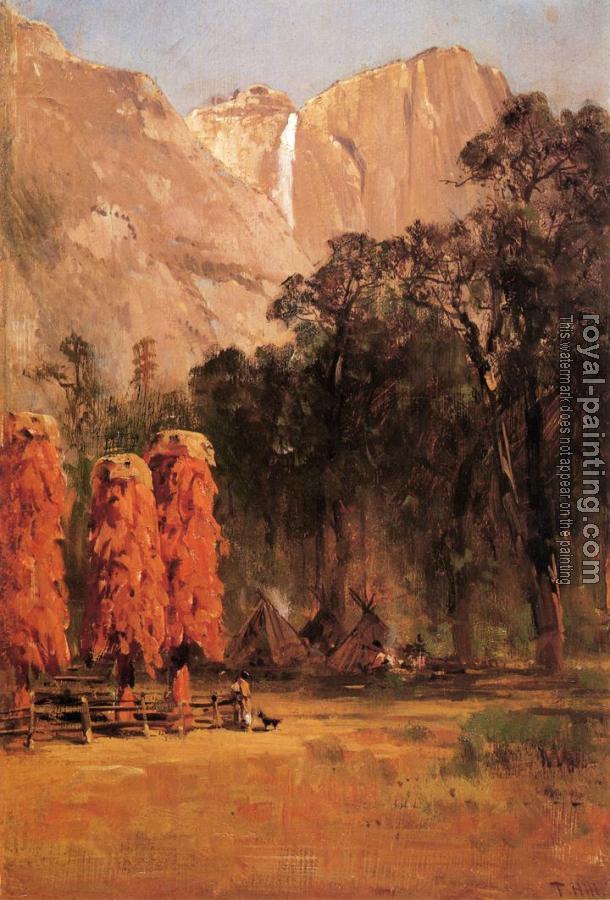 Thomas Hill : Indian Camp Yosemite Thomas Hill : Indian Camp Yosemite